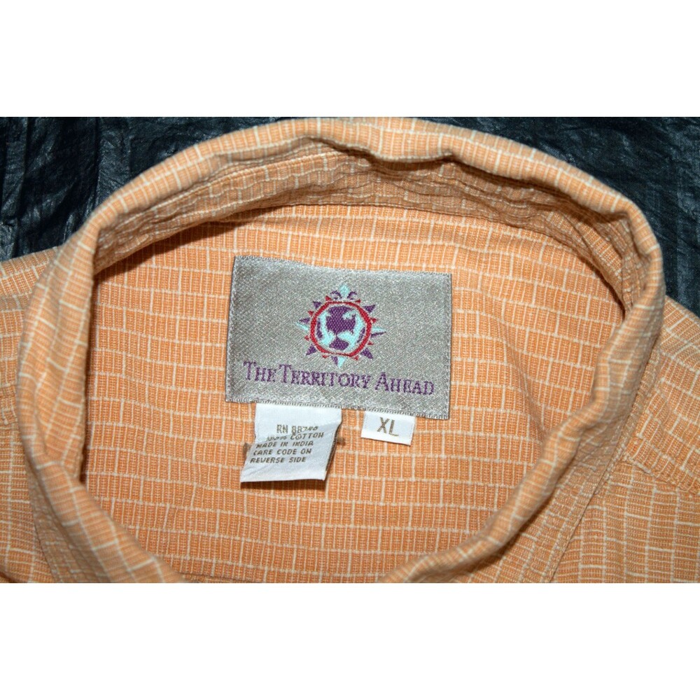 The Territory Ahead Men's Long Sleeve Button Down Textured‎ Shirt Size XL - Picture 7 of 7